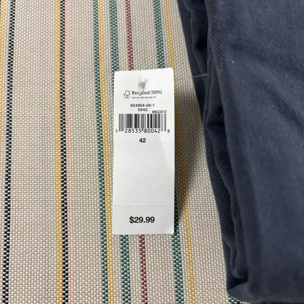 Gap Shorts Mens 42 Blue Classic Short Cotton Chino Relaxed Fit 10 Inseam NEW